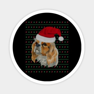 Cavalier King Charles Spaniel Dog Funny Christmas Magnet